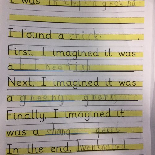 Our first story drafts!
